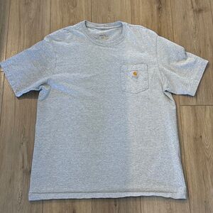 Carhartt Workwear Pocket Cotton T-Shirt - Heather Grey